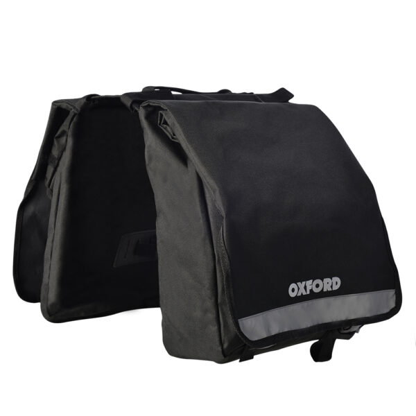 Oxford Fietstas - Dubbele nylon Fietstas met handgreep - Oxford 2x 10 Liter, heel handig!