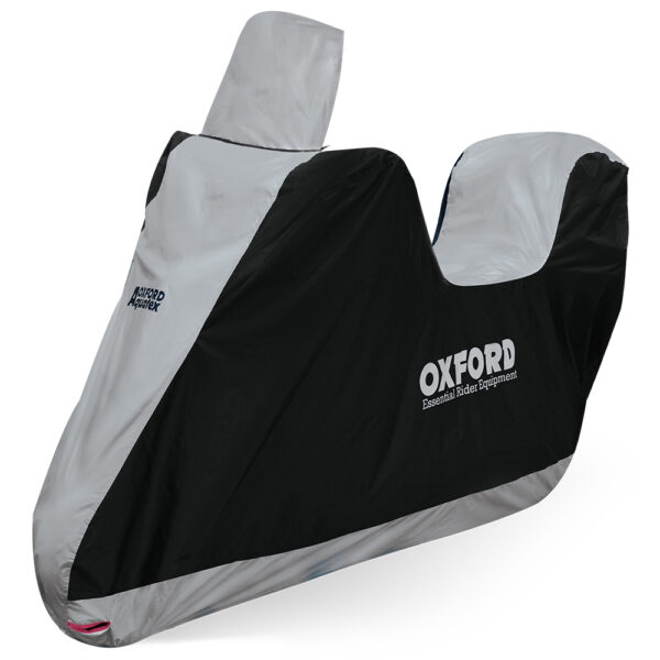Oxford Aquatex hoes met windscherm en koffer - Scooterhoes - Motorhoes - Buitenhoes - Maat 203 x 83 x 184cm (l x b x h)